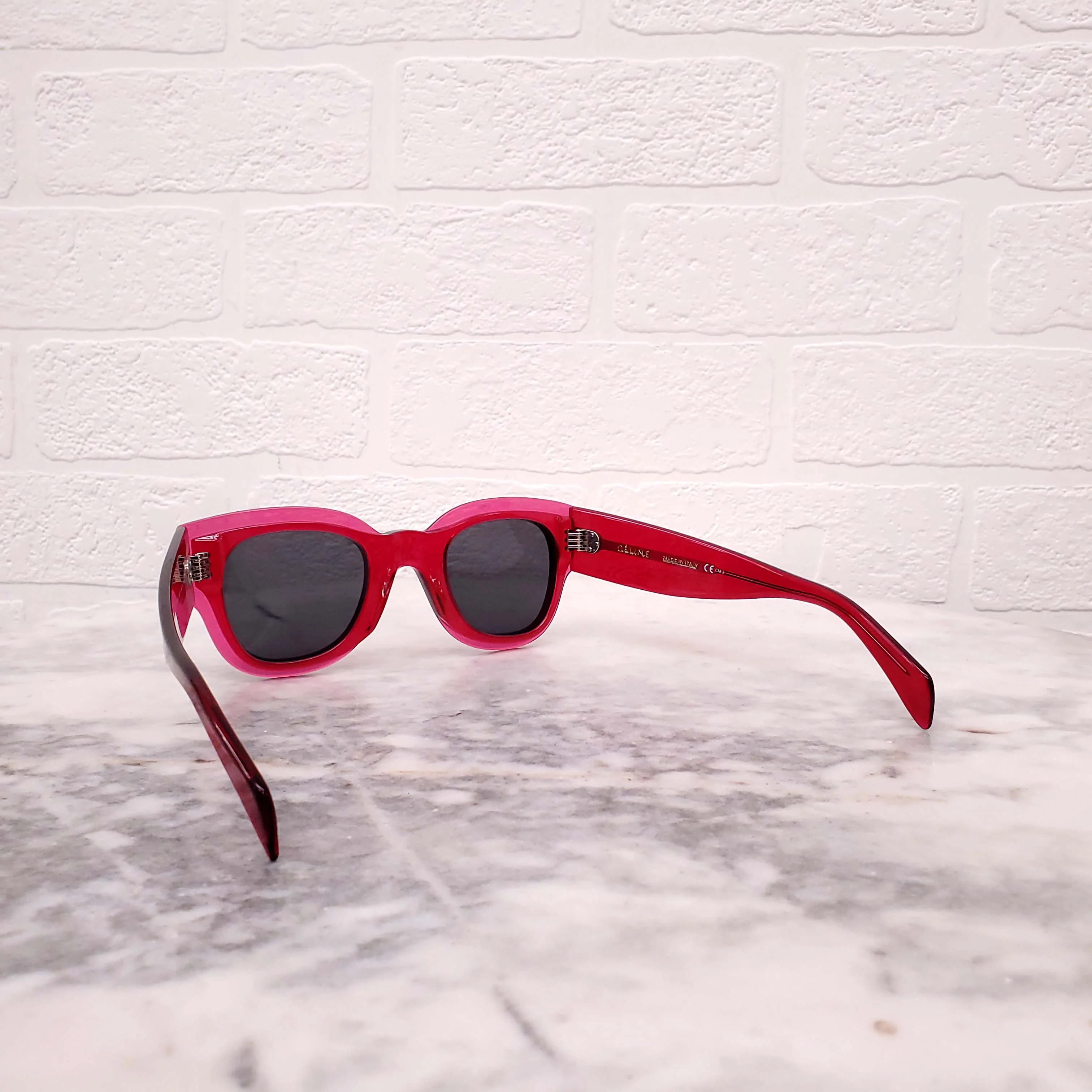 CELINE PINK LIGHTWEIGHT FRAME SUNGLASSES - Image 3