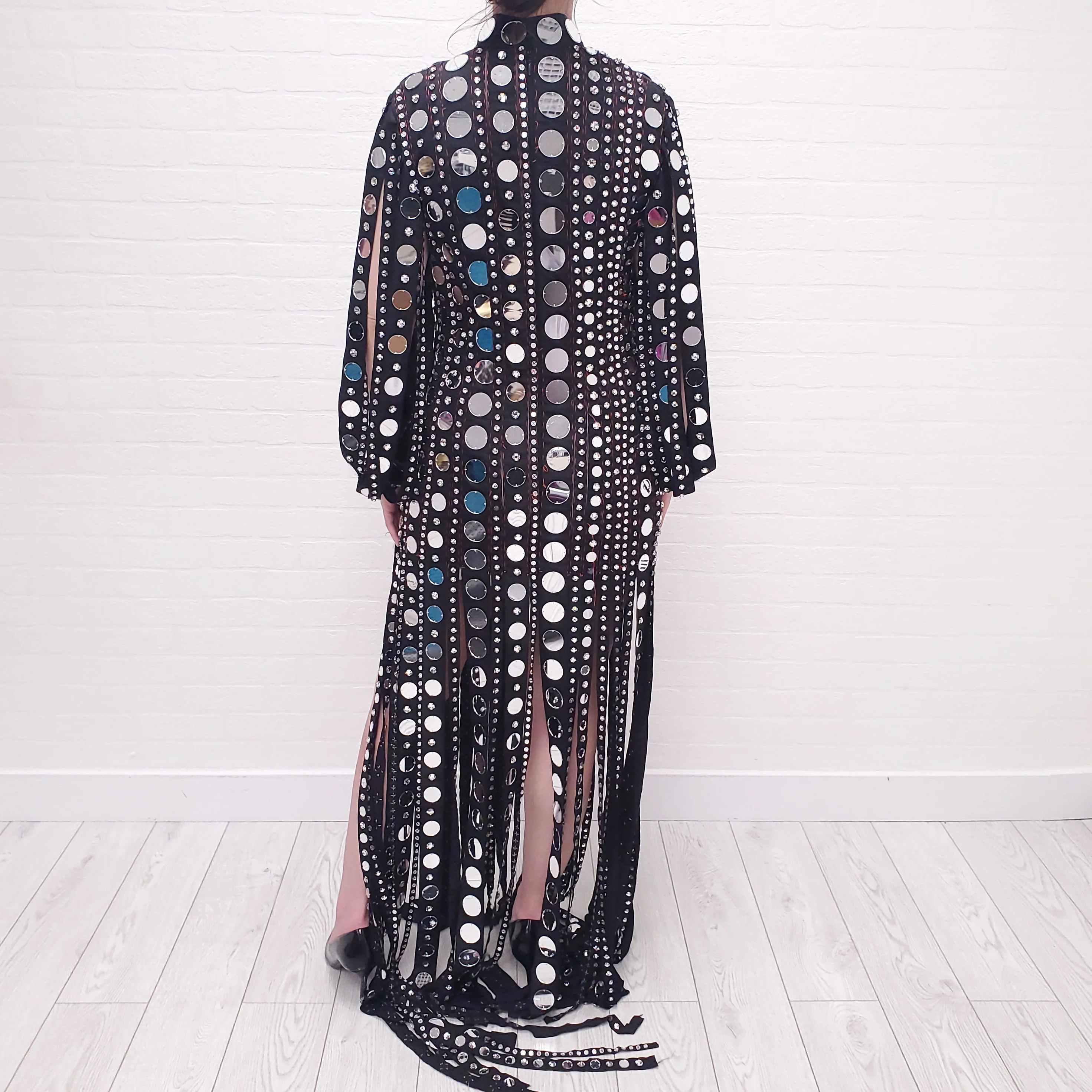 GUCCI RUNWAY MIRRORED GOWN - SIZE 44 - Image 5